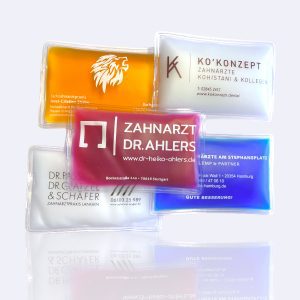 Kuehlkissen-rechteck-bedruckt-einfarbig-zahnarzt-zahnarztpraxis-zahnpromo-shop-uebersicht