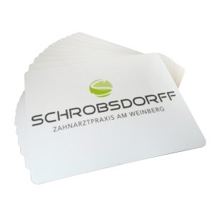 Mousepad-rechteck-bedruckt-individuell-zahnarztpraxis-zahnpromo-logo